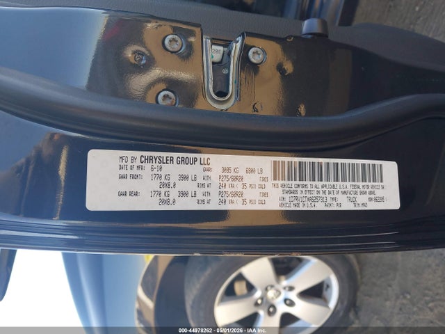 Продаж на аукціоні авто 2010 Dodge Ram 1500 Slt/sport/trx, vin: 1D7RV1CTXAS257313, номер лоту: 44978262