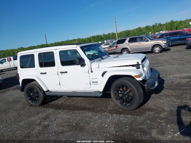 Aukcja sprzedaży 2021 Jeep Wrangler 4xe Unlimited Sahara 4x4, vin: 1C4JJXP62MW643117, numer aukcji: 44978395