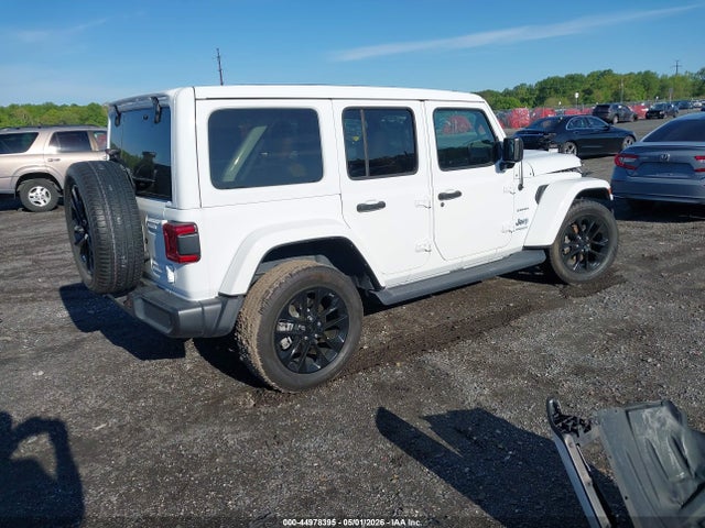 Aukcja sprzedaży 2021 Jeep Wrangler 4xe Unlimited Sahara 4x4, vin: 1C4JJXP62MW643117, numer aukcji: 44978395