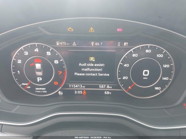 2017 Audi A4 2.0t Premium მანქანა იყიდება აუქციონზე, vin: WAUENAF47HN067813, აუქციონის ნომერი: 44978454