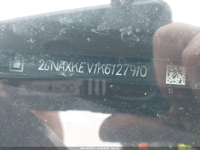 44978472 :رقم المزاد ، 2GNAXKEV1K6127910 vin ، 2019 Chevrolet Equinox Lt مزاد بيع