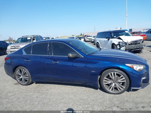44978508 :رقم المزاد ، JN1EV7AP3JM362249 vin ، 2018 Infiniti Q50 3.0t Sport مزاد بيع
