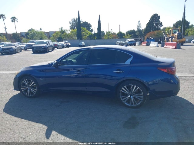 44978508 :رقم المزاد ، JN1EV7AP3JM362249 vin ، 2018 Infiniti Q50 3.0t Sport مزاد بيع