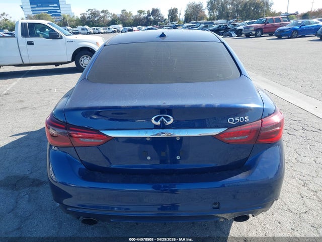 44978508 :رقم المزاد ، JN1EV7AP3JM362249 vin ، 2018 Infiniti Q50 3.0t Sport مزاد بيع
