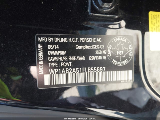 Porsche MACAN S 2015 WP1AB2A51FLB55697 Image 9