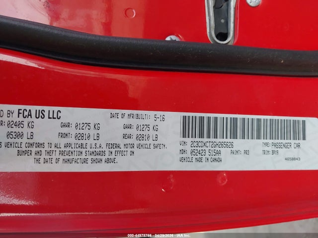 Dodge CHARGER R/T 2016 2C3CDXCT2GH265626 Image 9
