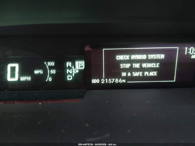 44978788 :رقم المزاد ، JTDKN3DU8D5550290 vin ، 2013 Toyota Prius Three مزاد بيع