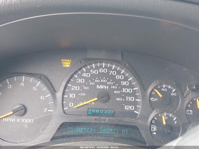 Продаж на аукціоні авто 2004 Chevrolet Trailblazer Lt, vin: 1GNDT13S842153657, номер лоту: 44978791