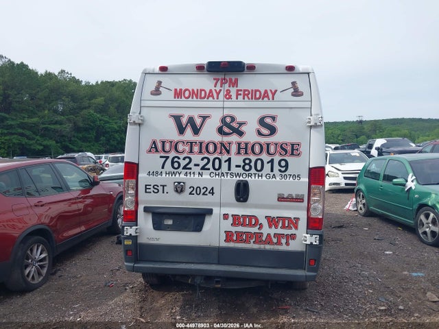 Aukcja sprzedaży 2018 Ram Promaster 2500 High Roof 159 Wb, vin: 3C6TRVDG4JE156467, numer aukcji: 44978903