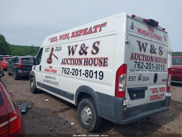Aukcja sprzedaży 2018 Ram Promaster 2500 High Roof 159 Wb, vin: 3C6TRVDG4JE156467, numer aukcji: 44978903