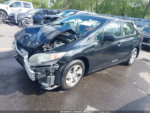 Honda Civic Lx 2015 2HGFB2F59FH531626 Image 2