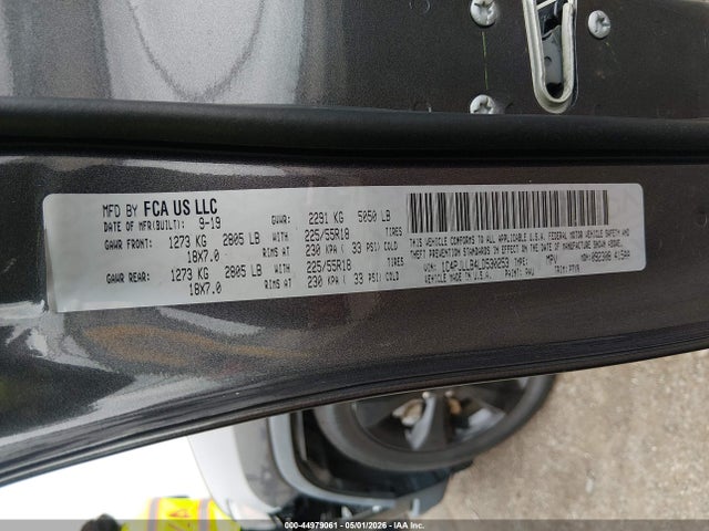 2020 Jeep Cherokee Altitude Fwd მანქანა იყიდება აუქციონზე, vin: 1C4PJLLB4LD530253, აუქციონის ნომერი: 44979061