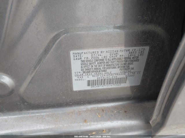 44979160 :رقم المزاد ، 3N1AB7AP4GL674462 vin ، 2016 Nissan Sentra Sv مزاد بيع