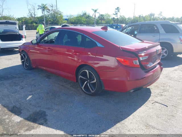 44979172 :رقم المزاد ، 1HGCV1F34KA165327 vin ، 2019 Honda Accord Sport مزاد بيع