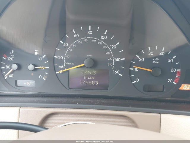 Aukcja sprzedaży 2001 Mercedes-benz E 320 4m, vin: WDBJH82JX1X048680, numer aukcji: 44979199