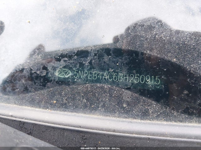 44979313 :رقم المزاد ، 5NPEB4AC6BH250915 vin ، 2011 Hyundai Sonata Gls مزاد بيع