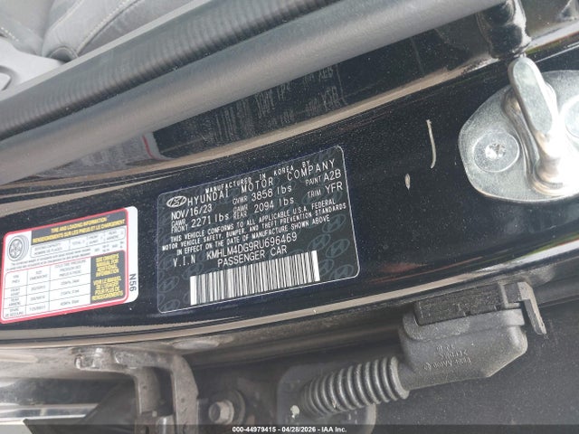 44979415 :رقم المزاد ، KMHLM4DG9RU696469 vin ، 2024 Hyundai Elantra Sel مزاد بيع