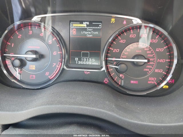 Aukcja sprzedaży 2017 Subaru Wrx, vin: JF1VA1B65H9821943, numer aukcji: 44979425