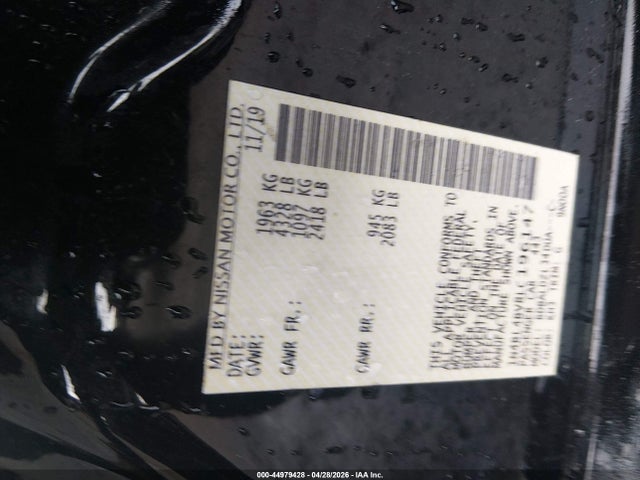 Продажа на аукционе авто 2020 Nissan Altima S Fwd, vin: 1N4BL4BV8LC196147, номер лота: 44979428
