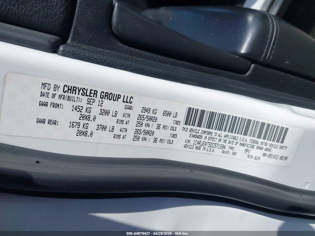 Aukcja sprzedaży 2013 Jeep Grand Cherokee Laredo Altitude, vin: 1C4RJEAT5DC571594, numer aukcji: 44979427
