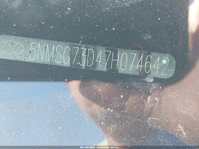 44979542 :رقم المزاد ، 5NMSG73D47H074642 vin ، 2007 Hyundai Santa Fe Gls مزاد بيع