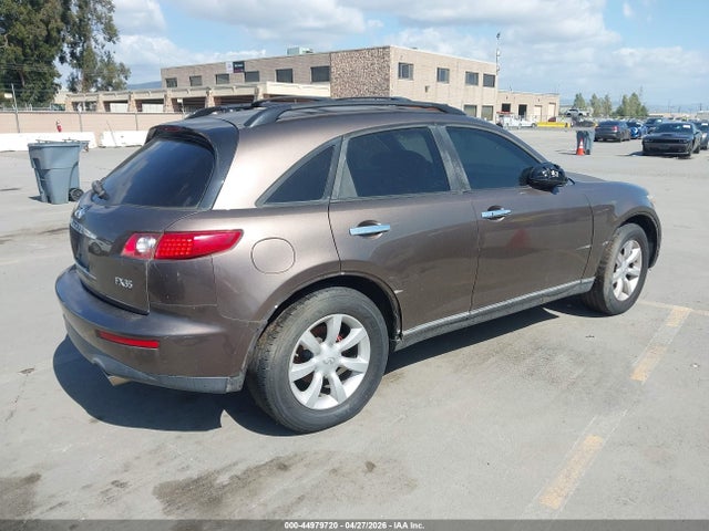 44979720 :رقم المزاد ، JNRAS08W95X212305 vin ، 2005 Infiniti Fx35 مزاد بيع