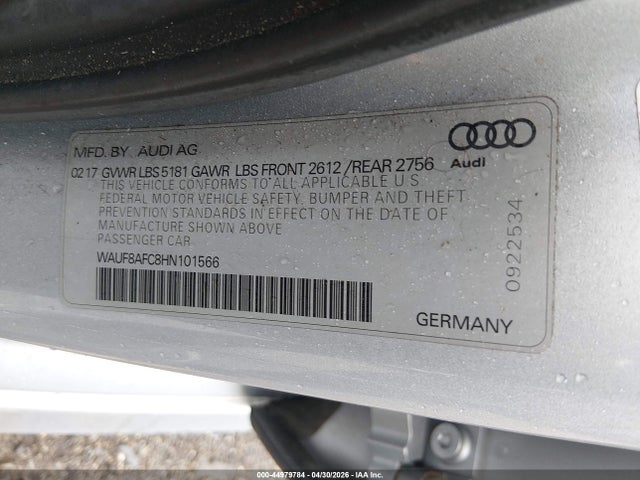 Audi A6 2.0t Premium 2017 WAUF8AFC8HN101566 Image 9