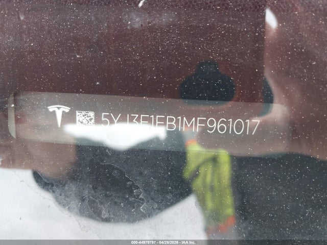 Продаж на аукціоні авто 2021 Tesla Model 3 Long Range Dual Motor All-wheel Drive, vin: 5YJ3E1EB1MF961017, номер лоту: 44979797