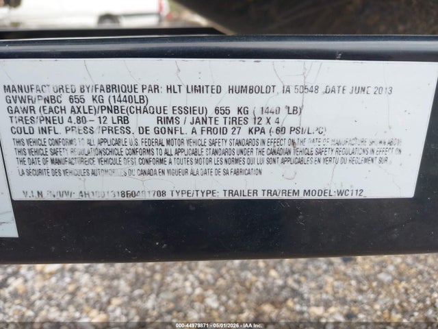 44979871 :رقم المزاد ، 4H1001318E0481708 vin ، 2014 Bombardier Seadoo Gsx مزاد بيع