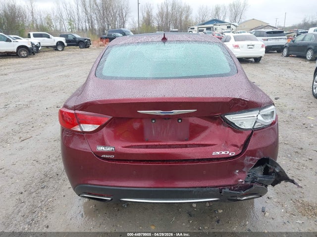 2015 Chrysler 200 C მანქანა იყიდება აუქციონზე, vin: 1C3CCCEG1FN589314, აუქციონის ნომერი: 44979905
