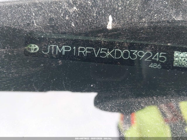 44979932 :رقم المزاد ، JTMP1RFV5KD039245 vin ، 2019 Toyota Rav4 Xle مزاد بيع
