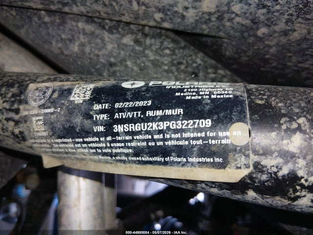 Продажа на аукционе авто 2023 Polaris Rzr Pro R Ultimate Troy Lee Designs, vin: 3NSRGU2K3PG322709, номер лота: 44980084