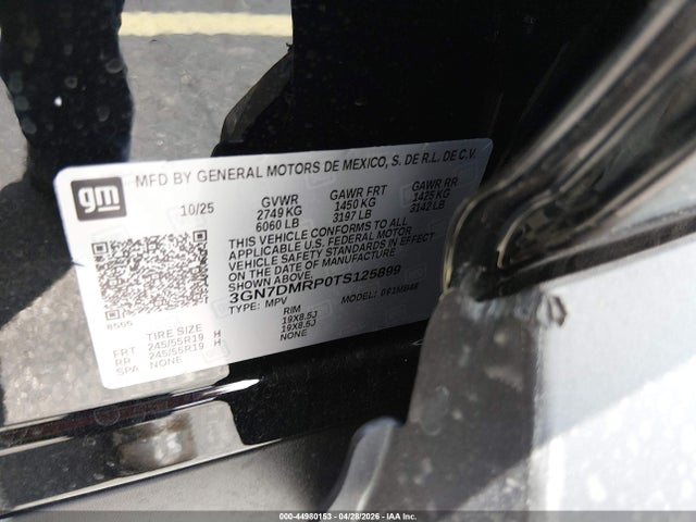 3GN7DMRP0TS125899 Chevrolet Equinox Ev Lt 1