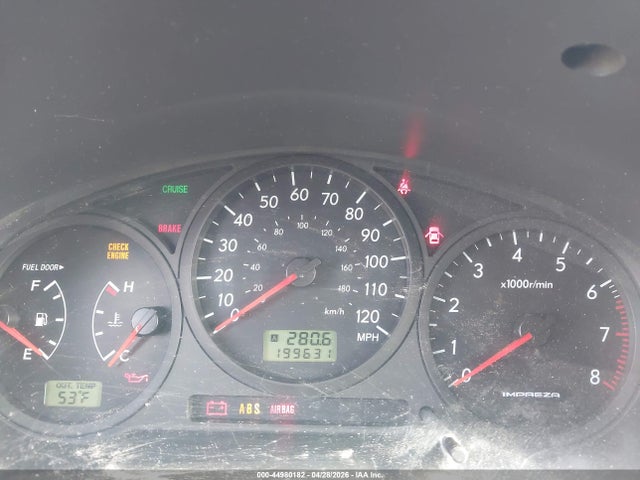 2007 Subaru Impreza 2.5i მანქანა იყიდება აუქციონზე, vin: JF1GG61657G804446, აუქციონის ნომერი: 44980182