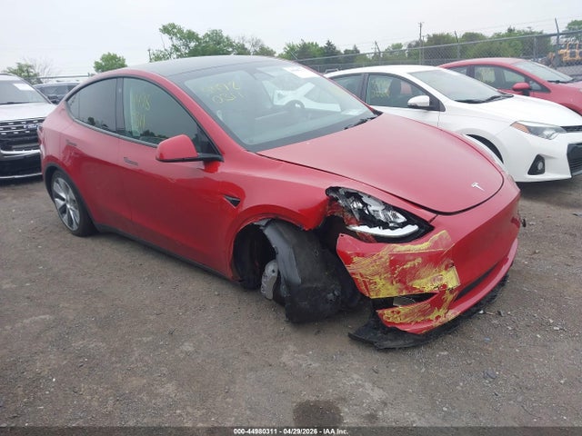 2022 Tesla Model Y Long Range Dual Motor All-wheel Drive მანქანა იყიდება აუქციონზე, vin: 7SAYGDEEXNA018797, აუქციონის ნომერი: 44980311
