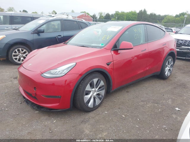 2022 Tesla Model Y Long Range Dual Motor All-wheel Drive მანქანა იყიდება აუქციონზე, vin: 7SAYGDEEXNA018797, აუქციონის ნომერი: 44980311