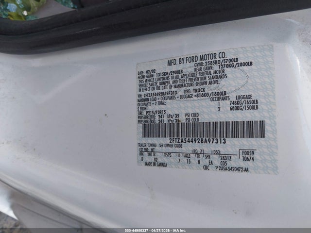 Продаж на аукціоні авто 2002 Ford Windstar, vin: 2FTZA54492BA97313, номер лоту: 44980337