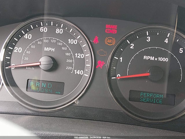44980369 :رقم المزاد ، 1J8HR58205C587262 vin ، 2005 Jeep Grand Cherokee Limited مزاد بيع