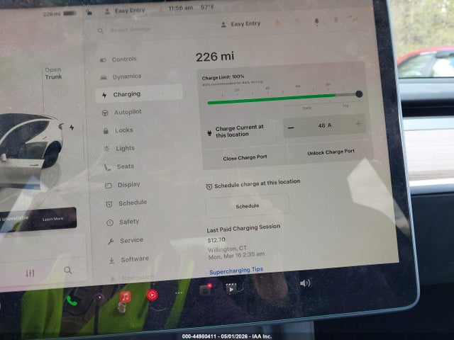 44980411 :رقم المزاد ، 7SAYGDEF1PF797800 vin ، 2023 Tesla Model Y Performance Dual Motor All-wheel Drive مزاد بيع