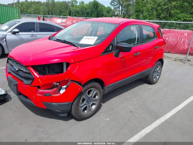 44980493 :رقم المزاد ، MAJ3S2FEXMC406223 vin ، 2021 Ford Ecosport S مزاد بيع