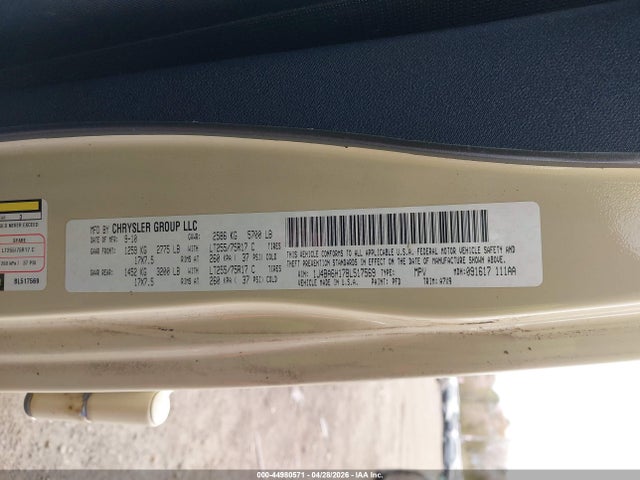 Aukcja sprzedaży 2011 Jeep Wrangler Unlimited Rubicon, vin: 1J4BA6H17BL517569, numer aukcji: 44980571
