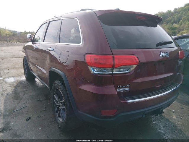 Aukcja sprzedaży 2018 Jeep Grand Cherokee Limited 4x4, vin: 1C4RJFBG0JC488447, numer aukcji: 44980584