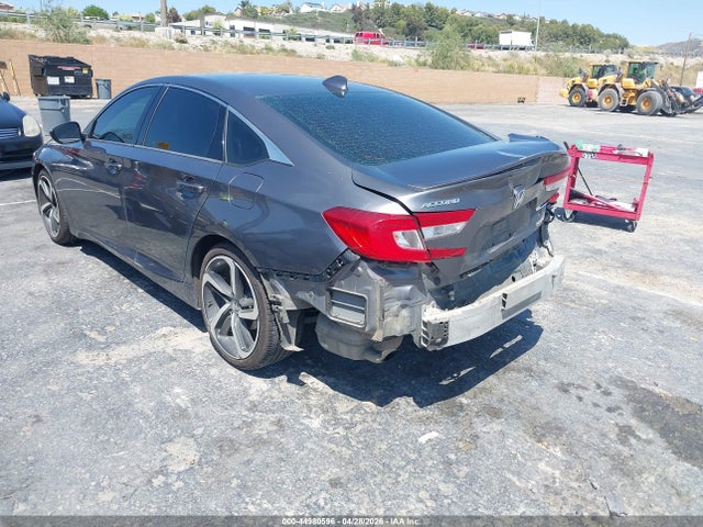 2018 Honda Accord Sport მანქანა იყიდება აუქციონზე, vin: 1HGCV1F32JA166989, აუქციონის ნომერი: 44980596
