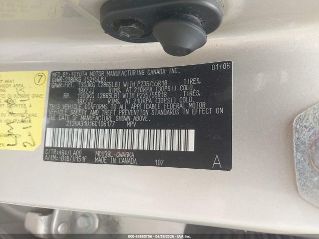 Продаж на аукціоні авто 2006 Lexus Rx 330, vin: 2T2HA31U16C106177, номер лоту: 44980706