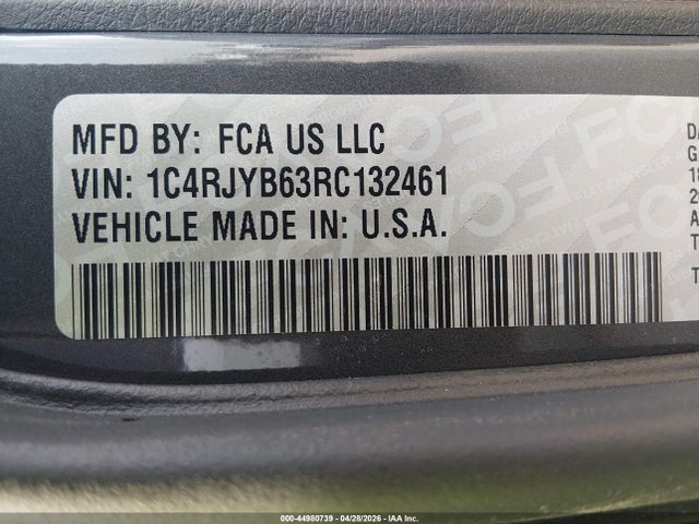 Продажа на аукционе авто 2024 Jeep Grand Cherokee 4xe, vin: 1C4RJYB63RC132461, номер лота: 44980739
