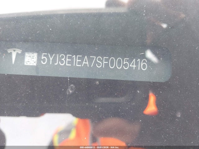 Продажа на аукционе авто 2025 Tesla Model 3 Long Range Rear-wheel Drive/standard Rear-wheel Drive, vin: 5YJ3E1EA7SF005416, номер лота: 44980813