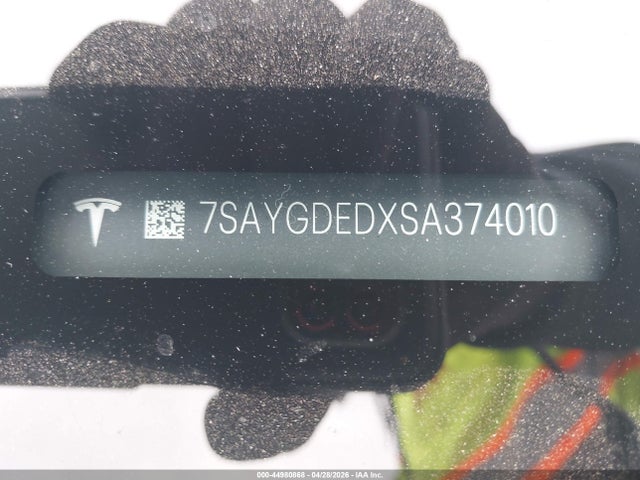 7SAYGDEDXSA374010 Tesla Model Y Long Range Dual Motor Rear-wheel Drive