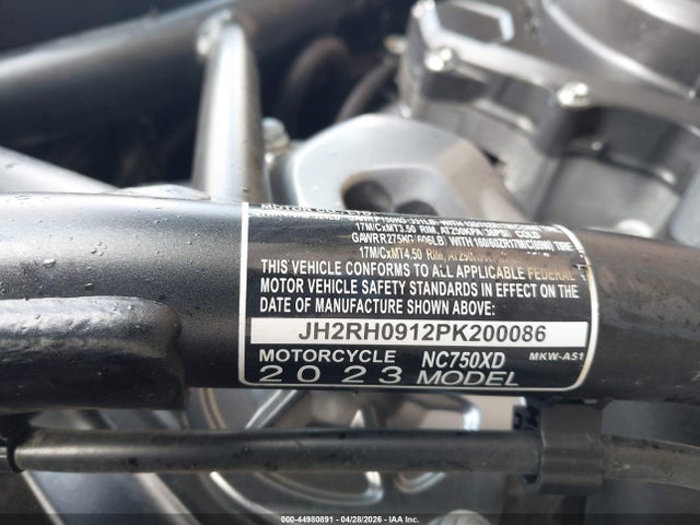 Honda Nc750 Xd 2023 JH2RH0912PK200086 Image 10