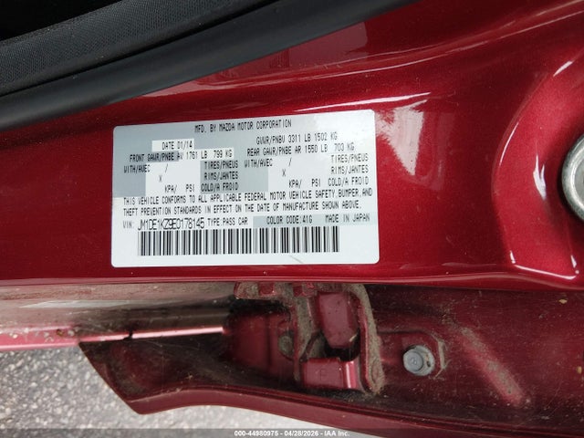 Продаж на аукціоні авто 2014 Mazda Mazda2 Sport, vin: JM1DE1KZ9E0178145, номер лоту: 44980975