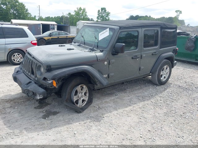 2021 Jeep Wrangler Unlimited Sport S 4x4 მანქანა იყიდება აუქციონზე, vin: 1C4HJXDG8MW511698, აუქციონის ნომერი: 44980998